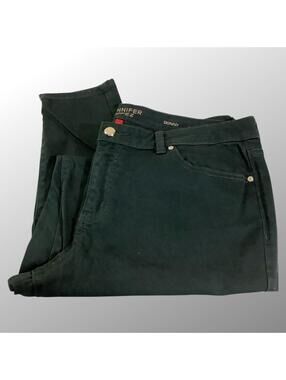 NWOT Jennifer Lopez Dark Green Skinny Jeans, Size 14